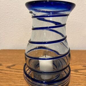 Blown Glass Candleholder from Cabo San Lucas